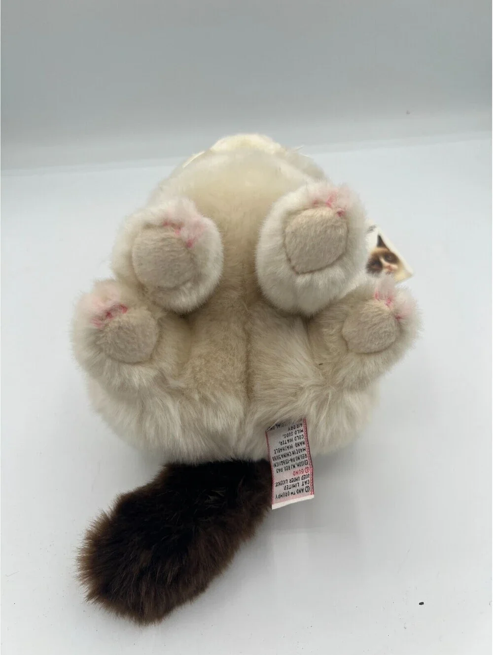 GUND Grumpy Cat Plush Stuffed Animal Realistic Kitty With Tag EUC Clean